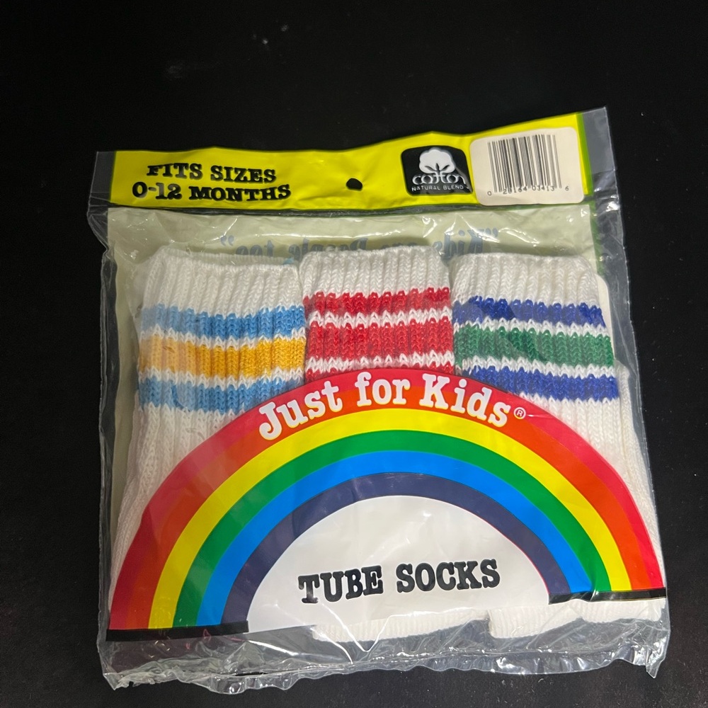 Vintage Just for Kids tube socks